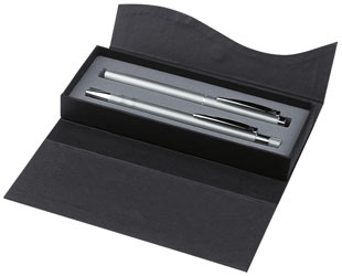 Visualiser votre Parure Silver Line plume et bille - Ref. 6162 - parure de stylo